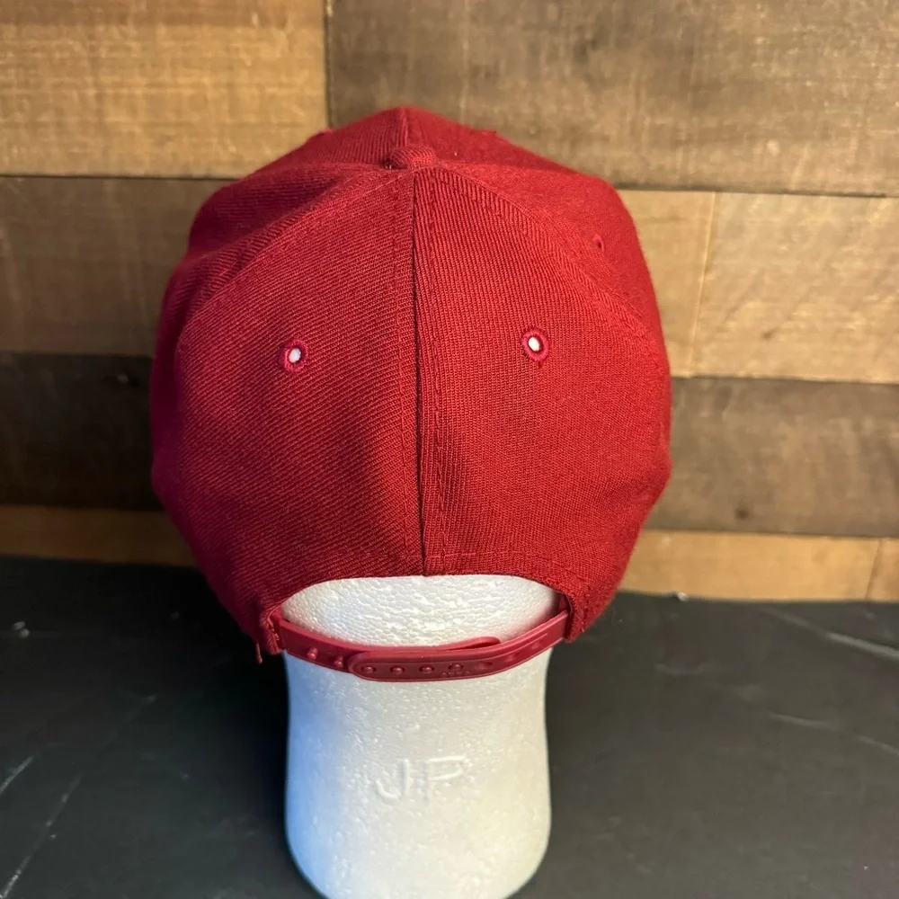 Vintage Bantam Blades USA ‎ Hockey Red Trucker Style Hat Flat Bill Otto Cap